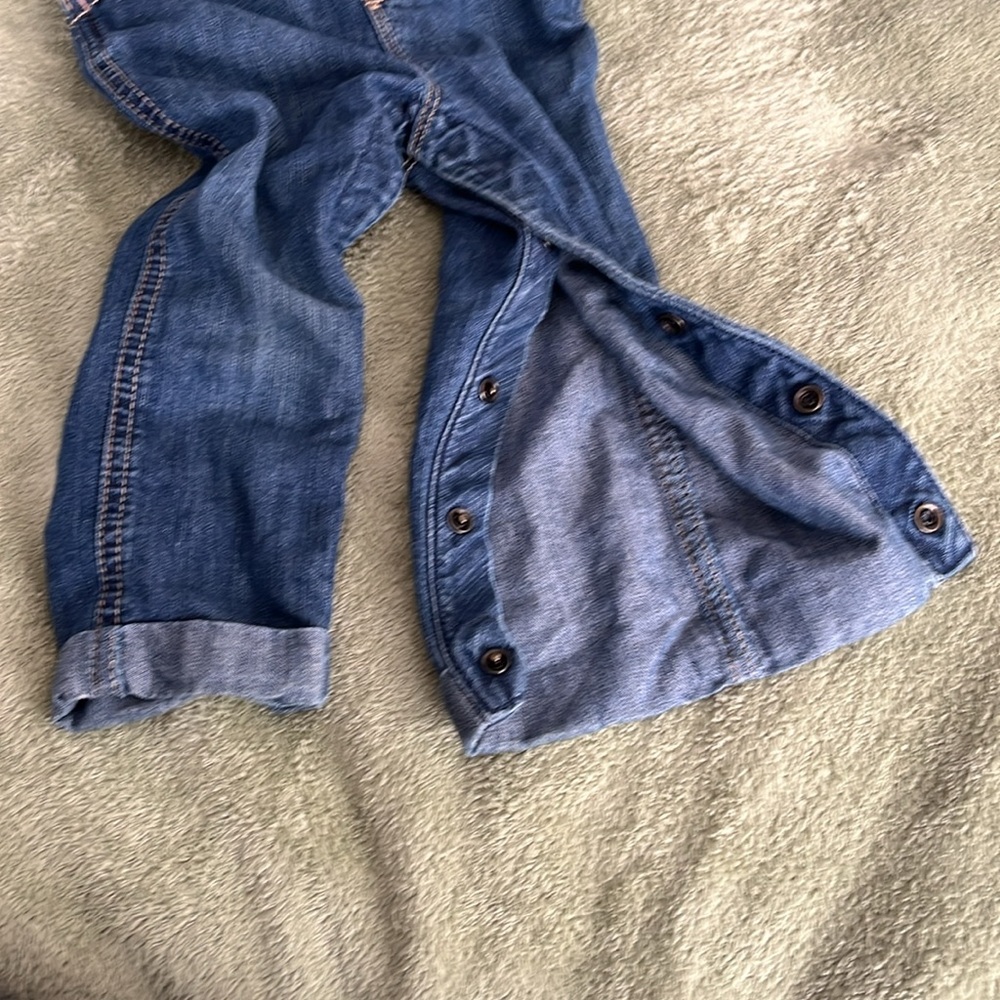 ๐ 2/$15 Old Navy Girls Denim Overalls-2T - Picture 3 of 9